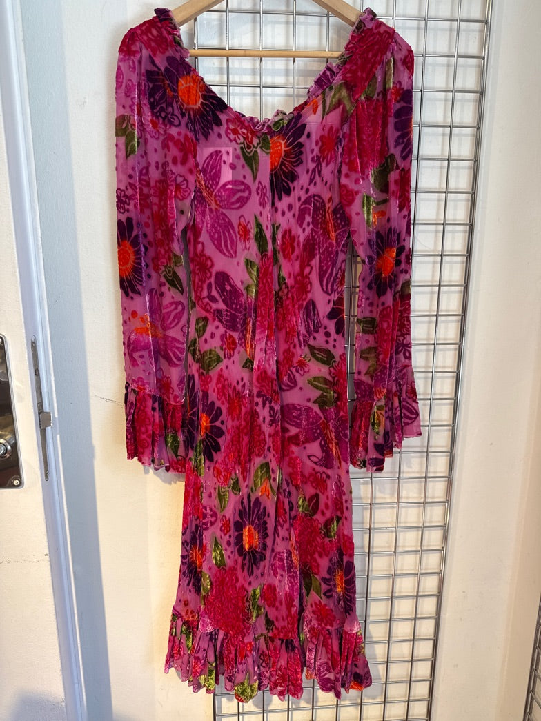 Tone Barker Silk Kjole